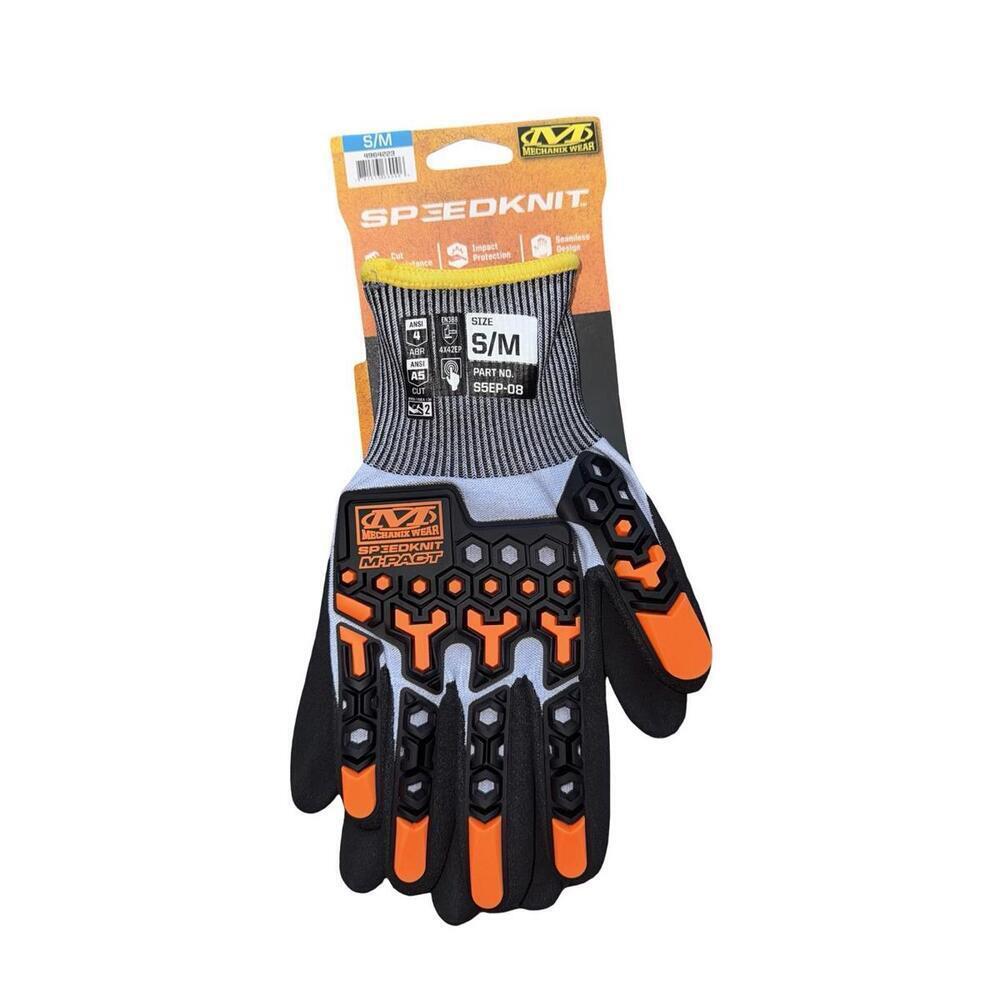 MECHANIX WEAR SpeedKnit Cut Resistant Black Nitrile Gloves, (1-Pair) - Picture 2 of 2